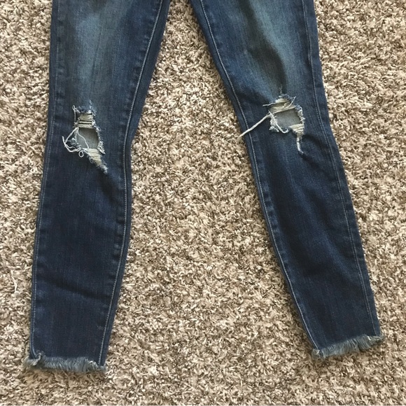 Current/Elliot Distressed Skinny Jeans - Picture 4 of 9